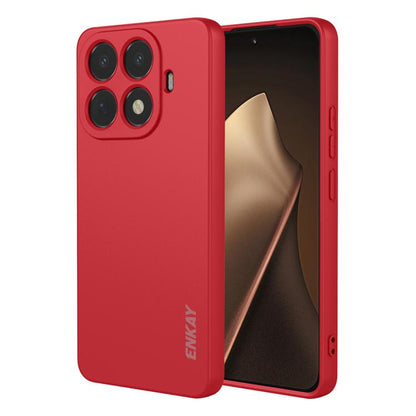 ENKAY Liquid Silicone Soft Shockproof Phone Case, For Redmi Note 17 4G / 5G Global 169.7mm, For Redmi 17 4G / 5G Global 170mm, For Redmi A7 Pro 4G / 5G 171mm, For Xiaomi Poco F8 Ultra / Redmi K90 Pro Max, For Xiaomi Poco F8 Pro / Redmi K90             ...