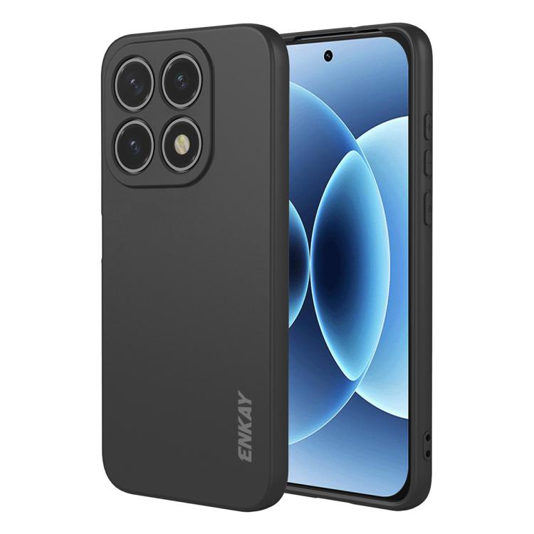 ENKAY Liquid Silicone Soft Shockproof Phone Case, For Redmi Note 17 4G / 5G Global 169.7mm, For Redmi 17 4G / 5G Global 170mm, For Redmi A7 Pro 4G / 5G 171mm, For Xiaomi Poco F8 Ultra / Redmi K90 Pro Max, For Xiaomi Poco F8 Pro / Redmi K90             ...