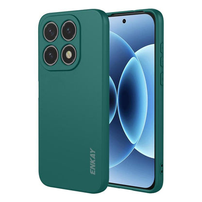 ENKAY Liquid Silicone Soft Shockproof Phone Case, For Redmi Note 17 4G / 5G Global 169.7mm, For Redmi 17 4G / 5G Global 170mm, For Redmi A7 Pro 4G / 5G 171mm, For Xiaomi Poco F8 Ultra / Redmi K90 Pro Max, For Xiaomi Poco F8 Pro / Redmi K90             ...