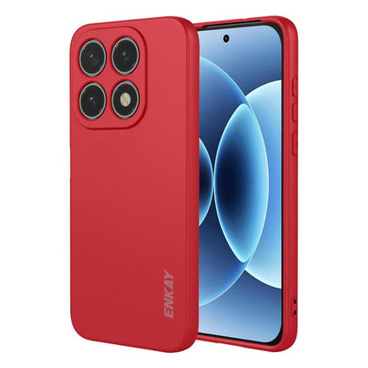 ENKAY Liquid Silicone Soft Shockproof Phone Case, For Redmi Note 17 4G / 5G Global 169.7mm, For Redmi 17 4G / 5G Global 170mm, For Redmi A7 Pro 4G / 5G 171mm, For Xiaomi Poco F8 Ultra / Redmi K90 Pro Max, For Xiaomi Poco F8 Pro / Redmi K90             ...