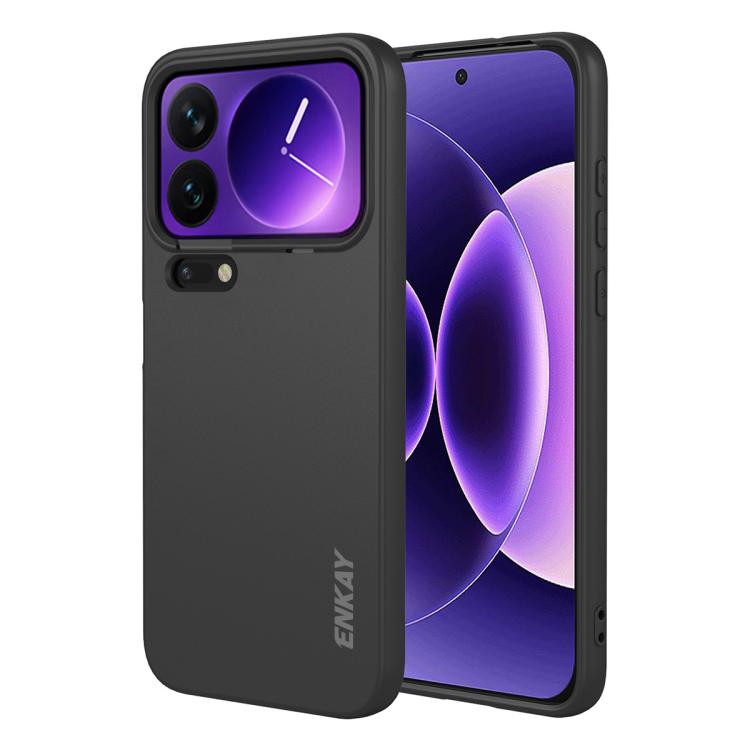 ENKAY Liquid Silicone Soft Shockproof Phone Case, For Redmi Note 17 4G / 5G Global 169.7mm, For Redmi 17 4G / 5G Global 170mm, For Redmi A7 Pro 4G / 5G 171mm, For Xiaomi Poco F8 Ultra / Redmi K90 Pro Max, For Xiaomi Poco F8 Pro / Redmi K90             ...