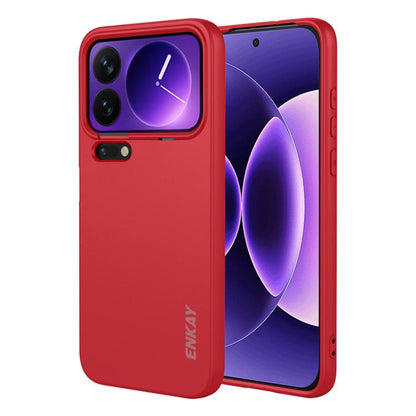 ENKAY Liquid Silicone Soft Shockproof Phone Case, For Redmi Note 17 4G / 5G Global 169.7mm, For Redmi 17 4G / 5G Global 170mm, For Redmi A7 Pro 4G / 5G 171mm, For Xiaomi Poco F8 Ultra / Redmi K90 Pro Max, For Xiaomi Poco F8 Pro / Redmi K90             ...