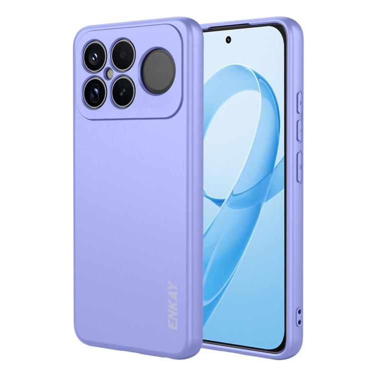 ENKAY Liquid Silicone Soft Shockproof Phone Case, For Redmi Note 17 4G / 5G Global 169.7mm, For Redmi 17 4G / 5G Global 170mm, For Redmi A7 Pro 4G / 5G 171mm, For Xiaomi Poco F8 Ultra / Redmi K90 Pro Max, For Xiaomi Poco F8 Pro / Redmi K90             ...