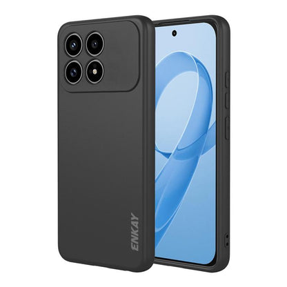 ENKAY Liquid Silicone Soft Shockproof Phone Case, For Redmi Note 17 4G / 5G Global 169.7mm, For Redmi 17 4G / 5G Global 170mm, For Redmi A7 Pro 4G / 5G 171mm, For Xiaomi Poco F8 Ultra / Redmi K90 Pro Max, For Xiaomi Poco F8 Pro / Redmi K90             ...