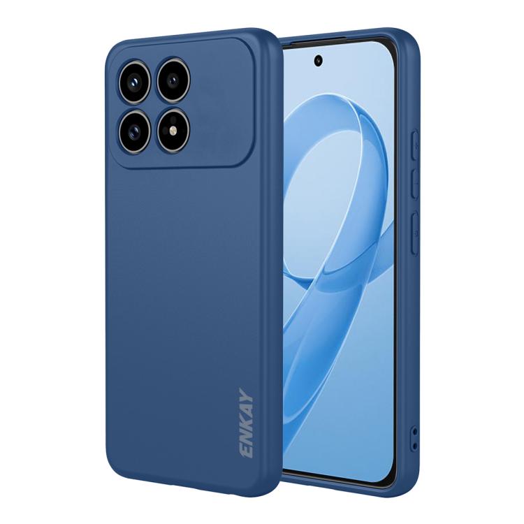 ENKAY Liquid Silicone Soft Shockproof Phone Case, For Redmi Note 17 4G / 5G Global 169.7mm, For Redmi 17 4G / 5G Global 170mm, For Redmi A7 Pro 4G / 5G 171mm, For Xiaomi Poco F8 Ultra / Redmi K90 Pro Max, For Xiaomi Poco F8 Pro / Redmi K90             ...