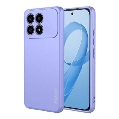 ENKAY Liquid Silicone Soft Shockproof Phone Case, For Redmi Note 17 4G / 5G Global 169.7mm, For Redmi 17 4G / 5G Global 170mm, For Redmi A7 Pro 4G / 5G 171mm, For Xiaomi Poco F8 Ultra / Redmi K90 Pro Max, For Xiaomi Poco F8 Pro / Redmi K90             ...