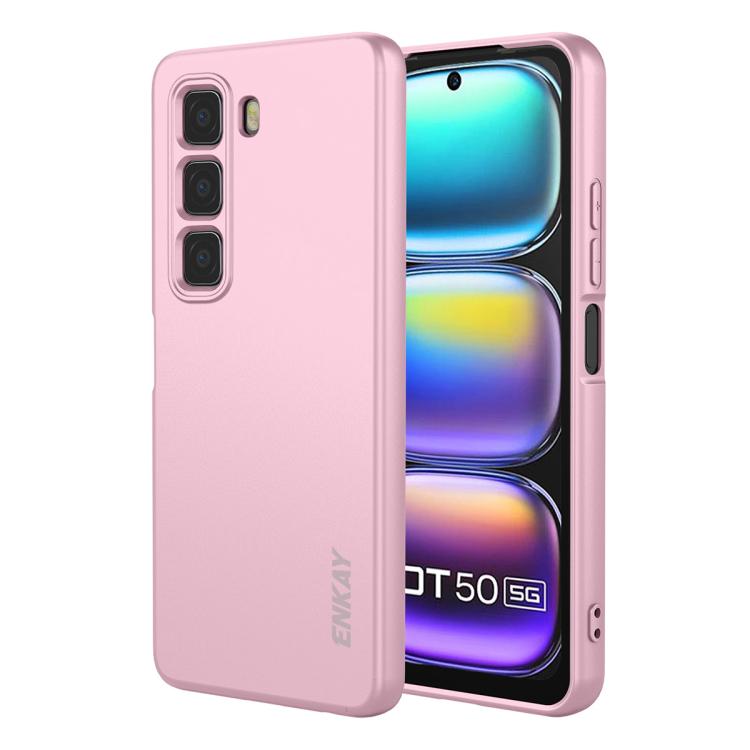 ENKAY Liquid Silicone Soft Shockproof Phone Case, For Infinix Hot 60 Pro+, For Infinix Hot 60 Pro, For Infinix GT 30 Pro, For Infinix Note 50 Pro+ 5G, For Infinix Hot 50 Pro 4G, For Infinix Hot 50 Pro+ 4G, For Infinix Hot 50 4G, For Infinix Hot 50 5G  ...