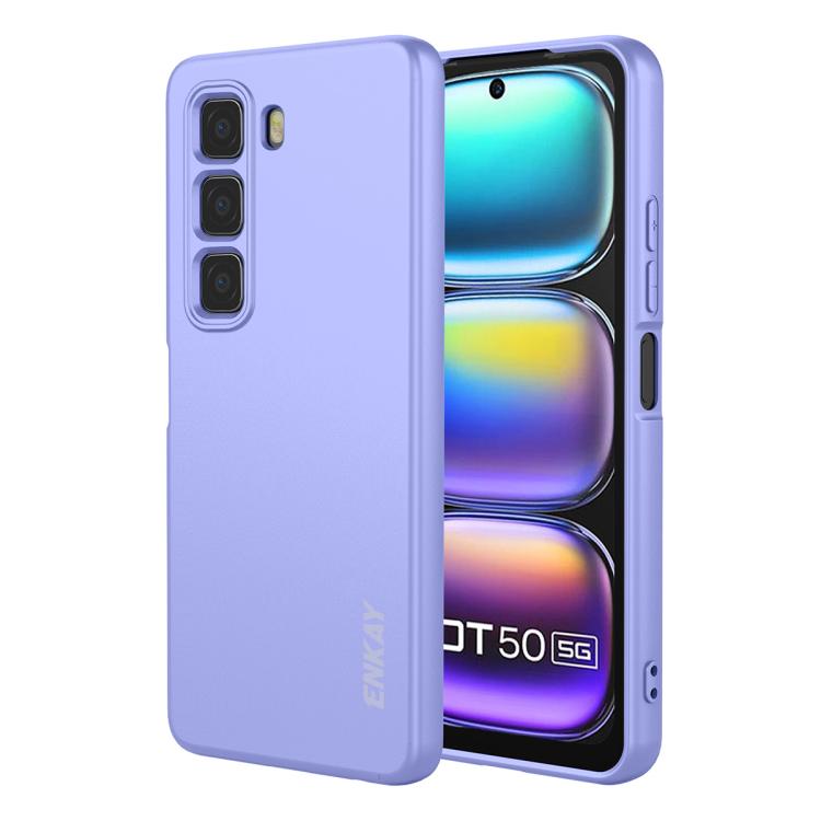 ENKAY Liquid Silicone Soft Shockproof Phone Case, For Infinix Hot 60 Pro+, For Infinix Hot 60 Pro, For Infinix GT 30 Pro, For Infinix Note 50 Pro+ 5G, For Infinix Hot 50 Pro 4G, For Infinix Hot 50 Pro+ 4G, For Infinix Hot 50 4G, For Infinix Hot 50 5G  ...