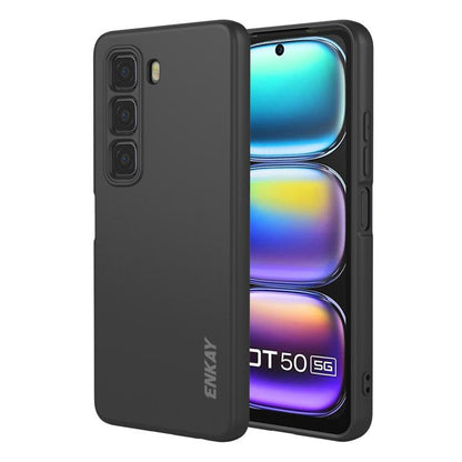 ENKAY Liquid Silicone Soft Shockproof Phone Case, For Infinix Hot 60 Pro+, For Infinix Hot 60 Pro, For Infinix GT 30 Pro, For Infinix Note 50 Pro+ 5G, For Infinix Hot 50 Pro 4G, For Infinix Hot 50 Pro+ 4G, For Infinix Hot 50 4G, For Infinix Hot 50 5G  ...