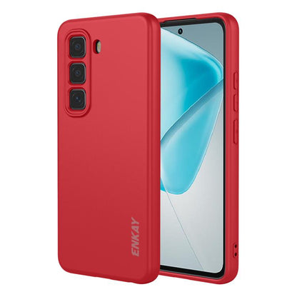 ENKAY Liquid Silicone Soft Shockproof Phone Case, For Infinix Hot 60 Pro+, For Infinix Hot 60 Pro, For Infinix GT 30 Pro, For Infinix Note 50 Pro+ 5G, For Infinix Hot 50 Pro 4G, For Infinix Hot 50 Pro+ 4G, For Infinix Hot 50 4G, For Infinix Hot 50 5G  ...