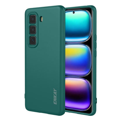 ENKAY Liquid Silicone Soft Shockproof Phone Case, For Infinix Hot 60 Pro+, For Infinix Hot 60 Pro, For Infinix GT 30 Pro, For Infinix Note 50 Pro+ 5G, For Infinix Hot 50 Pro 4G, For Infinix Hot 50 Pro+ 4G, For Infinix Hot 50 4G, For Infinix Hot 50 5G  ...