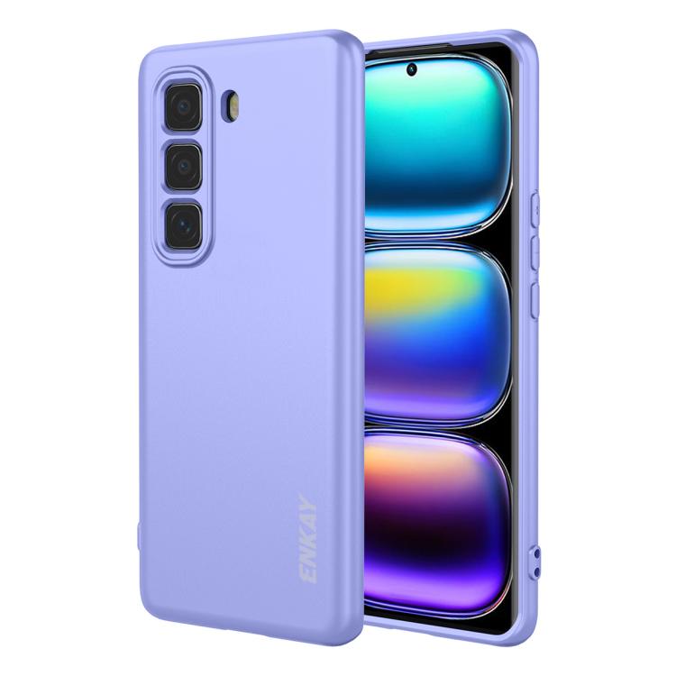 ENKAY Liquid Silicone Soft Shockproof Phone Case, For Infinix Hot 60 Pro+, For Infinix Hot 60 Pro, For Infinix GT 30 Pro, For Infinix Note 50 Pro+ 5G, For Infinix Hot 50 Pro 4G, For Infinix Hot 50 Pro+ 4G, For Infinix Hot 50 4G, For Infinix Hot 50 5G  ...