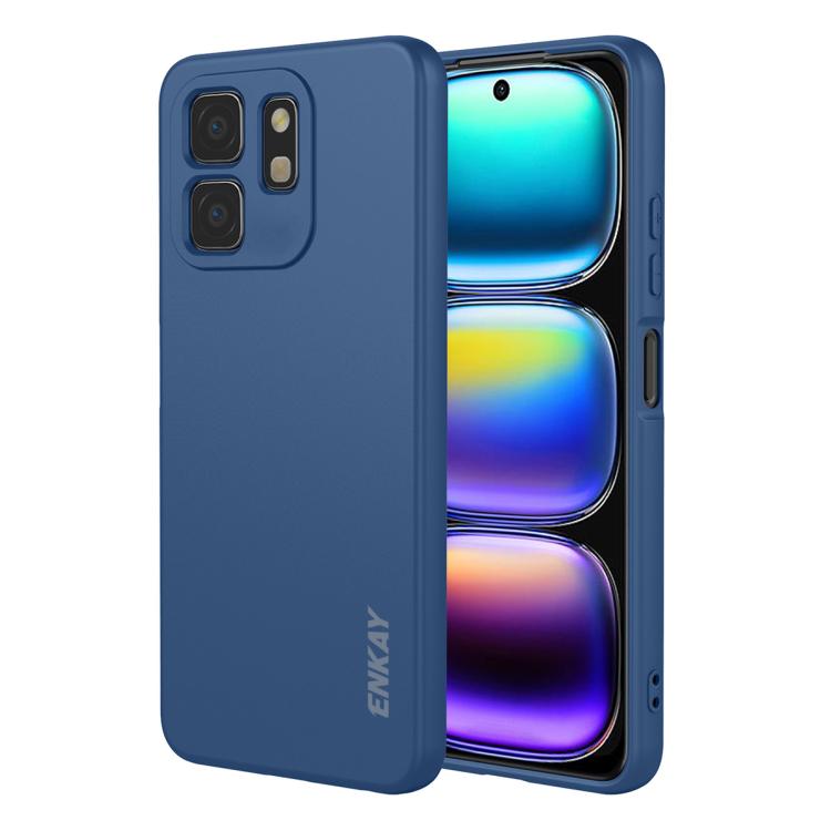 ENKAY Liquid Silicone Soft Shockproof Phone Case, For Infinix Hot 60 Pro+, For Infinix Hot 60 Pro, For Infinix GT 30 Pro, For Infinix Note 50 Pro+ 5G, For Infinix Hot 50 Pro 4G, For Infinix Hot 50 Pro+ 4G, For Infinix Hot 50 4G, For Infinix Hot 50 5G  ...