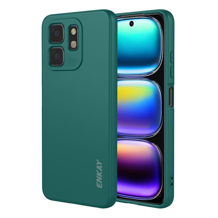 ENKAY Liquid Silicone Soft Shockproof Phone Case, For Infinix Hot 60 Pro+, For Infinix Hot 60 Pro, For Infinix GT 30 Pro, For Infinix Note 50 Pro+ 5G, For Infinix Hot 50 Pro 4G, For Infinix Hot 50 Pro+ 4G, For Infinix Hot 50 4G, For Infinix Hot 50 5G  ...
