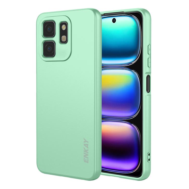 ENKAY Liquid Silicone Soft Shockproof Phone Case, For Infinix Hot 60 Pro+, For Infinix Hot 60 Pro, For Infinix GT 30 Pro, For Infinix Note 50 Pro+ 5G, For Infinix Hot 50 Pro 4G, For Infinix Hot 50 Pro+ 4G, For Infinix Hot 50 4G, For Infinix Hot 50 5G  ...