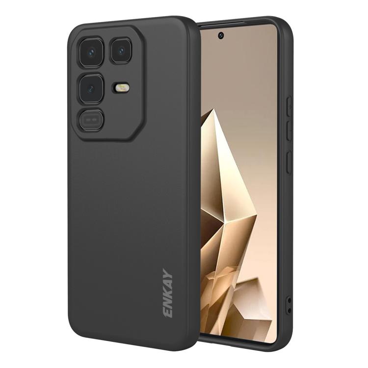ENKAY Liquid Silicone Soft Shockproof Phone Case, For Infinix Hot 60 Pro+, For Infinix Hot 60 Pro, For Infinix GT 30 Pro, For Infinix Note 50 Pro+ 5G, For Infinix Hot 50 Pro 4G, For Infinix Hot 50 Pro+ 4G, For Infinix Hot 50 4G, For Infinix Hot 50 5G  ...
