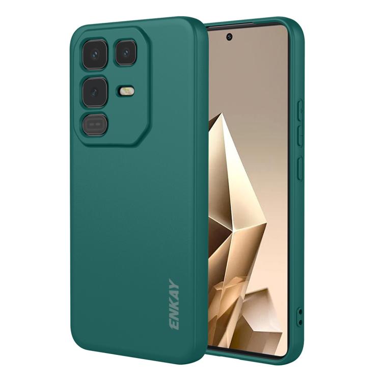ENKAY Liquid Silicone Soft Shockproof Phone Case, For Infinix Hot 60 Pro+, For Infinix Hot 60 Pro, For Infinix GT 30 Pro, For Infinix Note 50 Pro+ 5G, For Infinix Hot 50 Pro 4G, For Infinix Hot 50 Pro+ 4G, For Infinix Hot 50 4G, For Infinix Hot 50 5G  ...