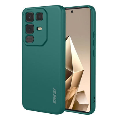 ENKAY Liquid Silicone Soft Shockproof Phone Case, For Infinix Hot 60 Pro+, For Infinix Hot 60 Pro, For Infinix GT 30 Pro, For Infinix Note 50 Pro+ 5G, For Infinix Hot 50 Pro 4G, For Infinix Hot 50 Pro+ 4G, For Infinix Hot 50 4G, For Infinix Hot 50 5G  ...