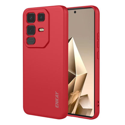 ENKAY Liquid Silicone Soft Shockproof Phone Case, For Infinix Hot 60 Pro+, For Infinix Hot 60 Pro, For Infinix GT 30 Pro, For Infinix Note 50 Pro+ 5G, For Infinix Hot 50 Pro 4G, For Infinix Hot 50 Pro+ 4G, For Infinix Hot 50 4G, For Infinix Hot 50 5G  ...