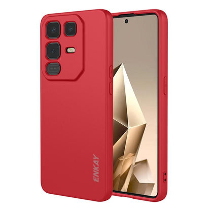 ENKAY Liquid Silicone Soft Shockproof Phone Case, For Infinix Hot 60 Pro+, For Infinix Hot 60 Pro, For Infinix GT 30 Pro, For Infinix Note 50 Pro+ 5G, For Infinix Hot 50 Pro 4G, For Infinix Hot 50 Pro+ 4G, For Infinix Hot 50 4G, For Infinix Hot 50 5G  ...