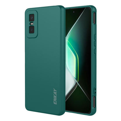 ENKAY Liquid Silicone Soft Shockproof Phone Case, For Infinix Hot 60 Pro+, For Infinix Hot 60 Pro, For Infinix GT 30 Pro, For Infinix Note 50 Pro+ 5G, For Infinix Hot 50 Pro 4G, For Infinix Hot 50 Pro+ 4G, For Infinix Hot 50 4G, For Infinix Hot 50 5G  ...