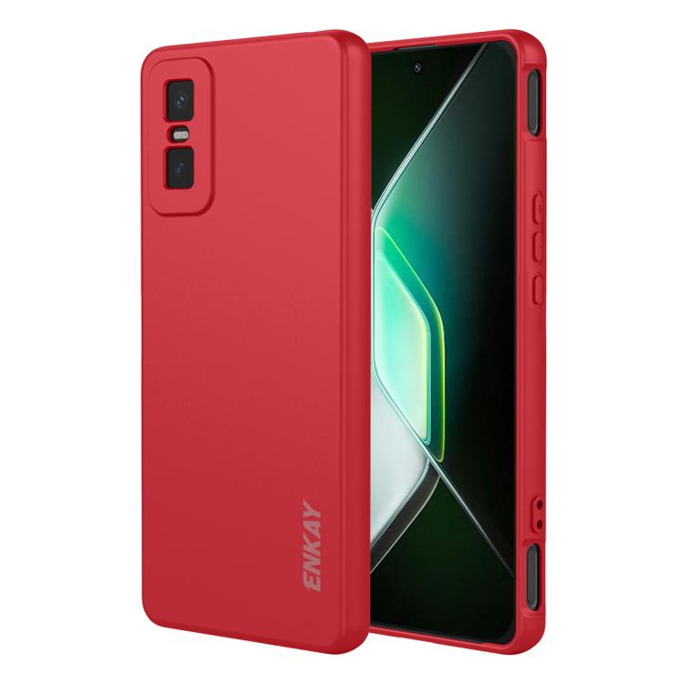 ENKAY Liquid Silicone Soft Shockproof Phone Case, For Infinix Hot 60 Pro+, For Infinix Hot 60 Pro, For Infinix GT 30 Pro, For Infinix Note 50 Pro+ 5G, For Infinix Hot 50 Pro 4G, For Infinix Hot 50 Pro+ 4G, For Infinix Hot 50 4G, For Infinix Hot 50 5G  ...