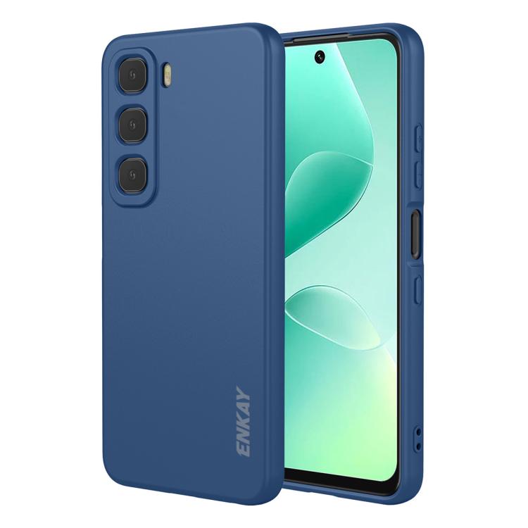 ENKAY Liquid Silicone Soft Shockproof Phone Case, For Infinix Hot 60 Pro+, For Infinix Hot 60 Pro, For Infinix GT 30 Pro, For Infinix Note 50 Pro+ 5G, For Infinix Hot 50 Pro 4G, For Infinix Hot 50 Pro+ 4G, For Infinix Hot 50 4G, For Infinix Hot 50 5G  ...
