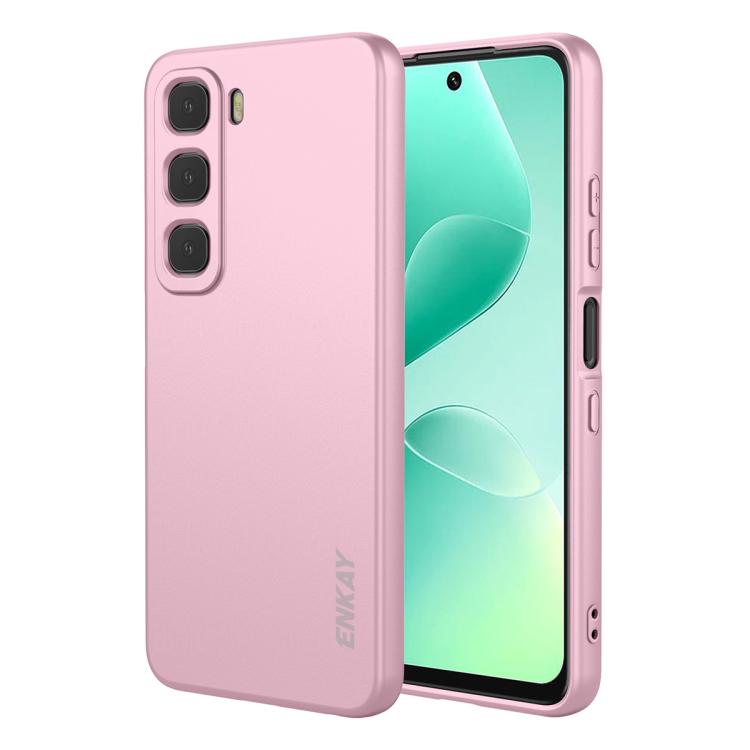 ENKAY Liquid Silicone Soft Shockproof Phone Case, For Infinix Hot 60 Pro+, For Infinix Hot 60 Pro, For Infinix GT 30 Pro, For Infinix Note 50 Pro+ 5G, For Infinix Hot 50 Pro 4G, For Infinix Hot 50 Pro+ 4G, For Infinix Hot 50 4G, For Infinix Hot 50 5G  ...