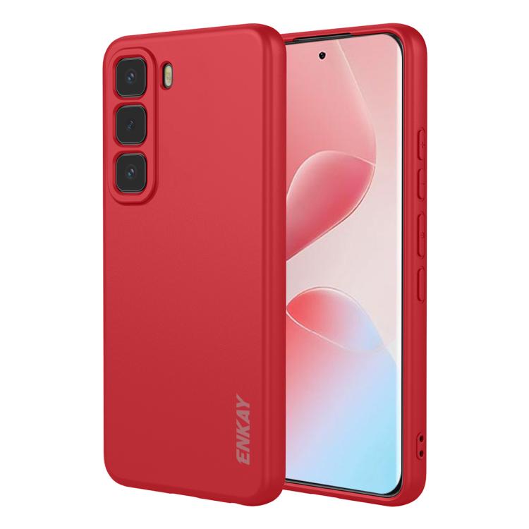 ENKAY Liquid Silicone Soft Shockproof Phone Case, For Infinix Hot 60 Pro+, For Infinix Hot 60 Pro, For Infinix GT 30 Pro, For Infinix Note 50 Pro+ 5G, For Infinix Hot 50 Pro 4G, For Infinix Hot 50 Pro+ 4G, For Infinix Hot 50 4G, For Infinix Hot 50 5G  ...