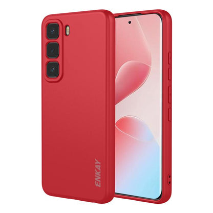 ENKAY Liquid Silicone Soft Shockproof Phone Case, For Infinix Hot 60 Pro+, For Infinix Hot 60 Pro, For Infinix GT 30 Pro, For Infinix Note 50 Pro+ 5G, For Infinix Hot 50 Pro 4G, For Infinix Hot 50 Pro+ 4G, For Infinix Hot 50 4G, For Infinix Hot 50 5G  ...