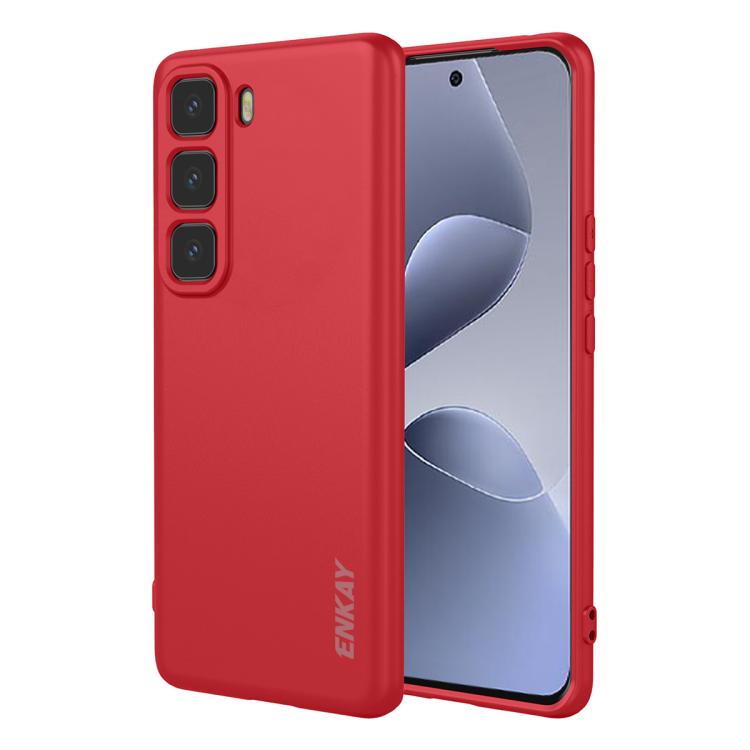 ENKAY Liquid Silicone Soft Shockproof Phone Case, For Infinix Hot 60 Pro+, For Infinix Hot 60 Pro, For Infinix GT 30 Pro, For Infinix Note 50 Pro+ 5G, For Infinix Hot 50 Pro 4G, For Infinix Hot 50 Pro+ 4G, For Infinix Hot 50 4G, For Infinix Hot 50 5G  ...