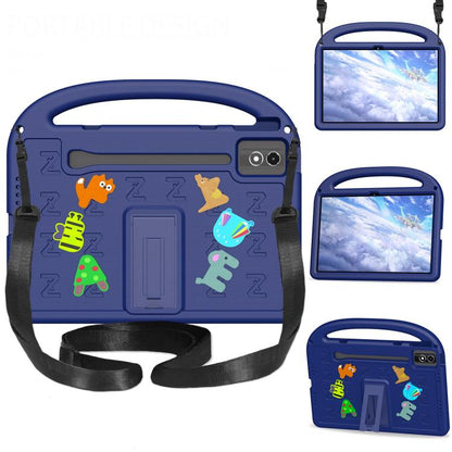 Cartoon Sparrow EVA Shockproof Tablet Case with Shoulder Strap, For Lenovo Idea Tab Plus Pad 12.1, For Lenovo Tab P12 2023 12.7