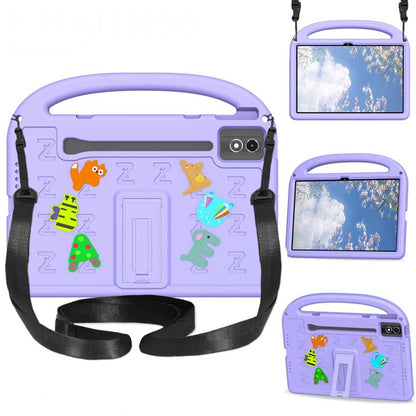 Cartoon Sparrow EVA Shockproof Tablet Case with Shoulder Strap, For Lenovo Idea Tab Plus Pad 12.1, For Lenovo Tab P12 2023 12.7