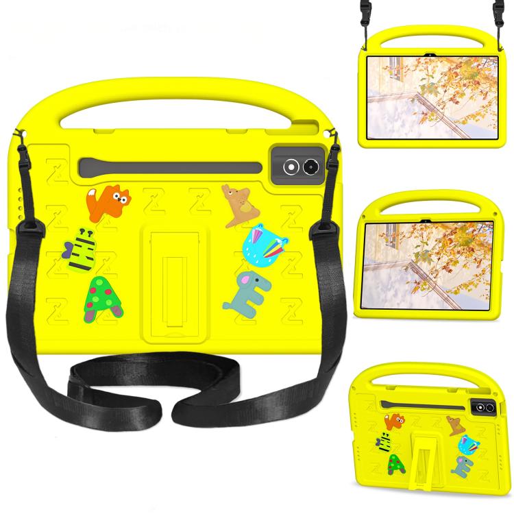 Cartoon Sparrow EVA Shockproof Tablet Case with Shoulder Strap, For Lenovo Idea Tab Plus Pad 12.1, For Lenovo Tab P12 2023 12.7