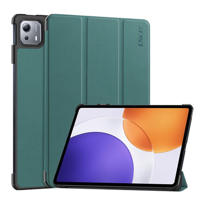 ENKAY Tri-fold Custer Texture Leather Smart Tablet Case, For Xiaomi Redmi K Pad 2 8.8 2026, For Xiaomi Pad 7S Pro 12.5, For Xiaomi Pad 7 Ultra 14