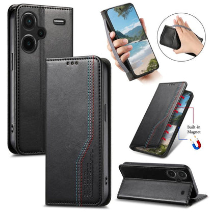 Elastic Wristband Magnetic Suction Leather Phone Case, For Xiaomi Poco X8 Pro Max 5G, For Xiaomi Poco X8 Pro 5G, For Redmi Turbo 5 Max 5G, For Redmi Turbo 5 5G, For Xiaomi 17 Pro Max, For Xiaomi 17 Pro, For Xiaomi 17, For Xiaomi Poco M7 4G 169mm       ...