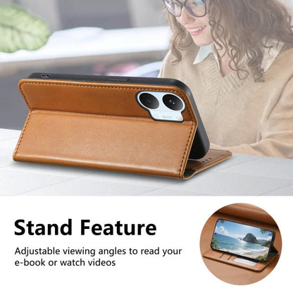 Elastic Wristband Magnetic Suction Leather Phone Case, For Xiaomi Poco X8 Pro Max 5G, For Xiaomi Poco X8 Pro 5G, For Redmi Turbo 5 Max 5G, For Redmi Turbo 5 5G, For Xiaomi 17 Pro Max, For Xiaomi 17 Pro, For Xiaomi 17, For Xiaomi Poco M7 4G 169mm       ...