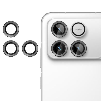 Tempered glass camera lens film with gray rings and “Ultra Fan” button.