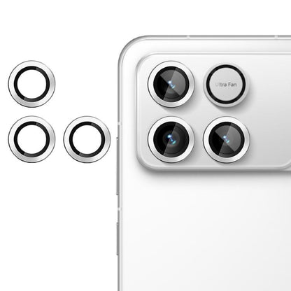Tempered glass camera lens film with silver rings and “Ultra Fan” button.