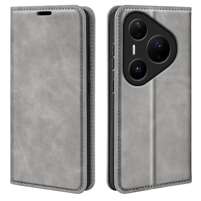 Retro-skin Magnetic Suction Leather Phone Case, For Huawei Pura 90 Pro Max 5G, For Huawei Pura 90 Pro 5G, For Huawei Pura 90 5G, For Huawei Pura 80 Pro / 80 Pro+