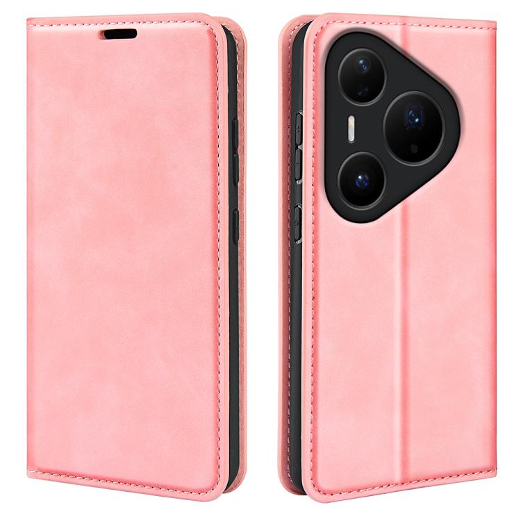 Retro-skin Magnetic Suction Leather Phone Case, For Huawei Pura 90 Pro Max 5G, For Huawei Pura 90 Pro 5G, For Huawei Pura 90 5G, For Huawei Pura 80 Pro / 80 Pro+