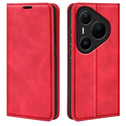 Retro-skin Magnetic Suction Leather Phone Case, For Huawei Pura 90 Pro Max 5G, For Huawei Pura 90 Pro 5G, For Huawei Pura 90 5G, For Huawei Pura 80 Pro / 80 Pro+