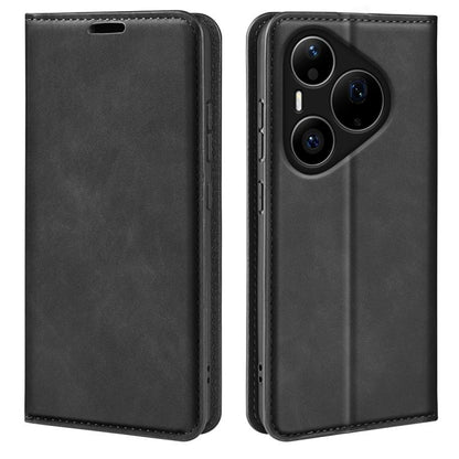 Retro-skin Magnetic Suction Leather Phone Case, For Huawei Pura 90 Pro Max 5G, For Huawei Pura 90 Pro 5G, For Huawei Pura 90 5G, For Huawei Pura 80 Pro / 80 Pro+