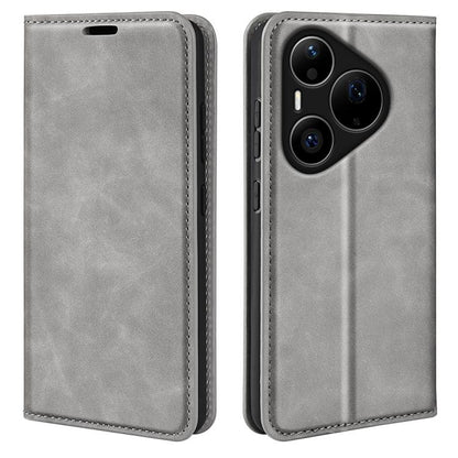 Retro-skin Magnetic Suction Leather Phone Case, For Huawei Pura 90 Pro Max 5G, For Huawei Pura 90 Pro 5G, For Huawei Pura 90 5G, For Huawei Pura 80 Pro / 80 Pro+