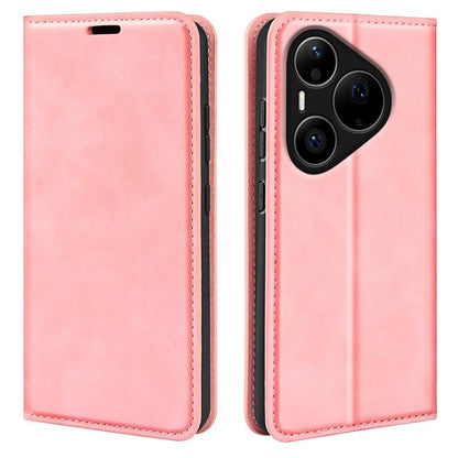 Retro-skin Magnetic Suction Leather Phone Case, For Huawei Pura 90 Pro Max 5G, For Huawei Pura 90 Pro 5G, For Huawei Pura 90 5G, For Huawei Pura 80 Pro / 80 Pro+