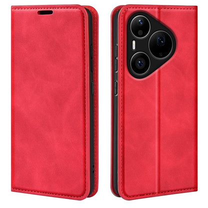 Retro-skin Magnetic Suction Leather Phone Case, For Huawei Pura 90 Pro Max 5G, For Huawei Pura 90 Pro 5G, For Huawei Pura 90 5G, For Huawei Pura 80 Pro / 80 Pro+