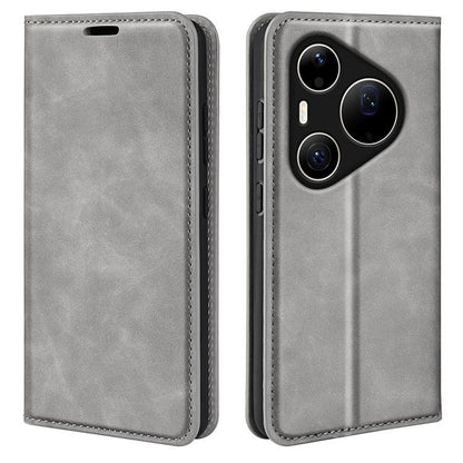 Retro-skin Magnetic Suction Leather Phone Case, For Huawei Pura 90 Pro Max 5G, For Huawei Pura 90 Pro 5G, For Huawei Pura 90 5G, For Huawei Pura 80 Pro / 80 Pro+