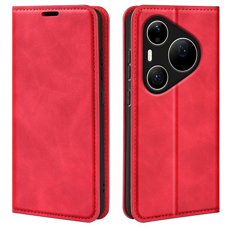 Retro-skin Magnetic Suction Leather Phone Case, For Huawei Pura 90 Pro Max 5G, For Huawei Pura 90 Pro 5G, For Huawei Pura 90 5G, For Huawei Pura 80 Pro / 80 Pro+