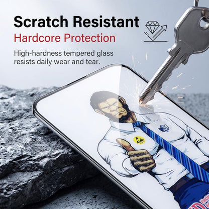 Gorilla Screen-Printed High-Aluminium Explosion-Proof HD Tempered Glass Film, For Redmi 17C 4G 171.8mm, For Redmi K90 Ultra 5G, For Xiaomi Poco X8 Pro Max / Turbo 5 Max, For Xiaomi 17 Ultra, For Xiaomi Poco F8 Ultra / K90 Pro Max, For Xiaomi 17 Pro Max...