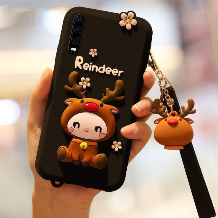 Cartoon All-inclusive Anti-drop Silicone Cover for Huawei P30, For Huawei P30